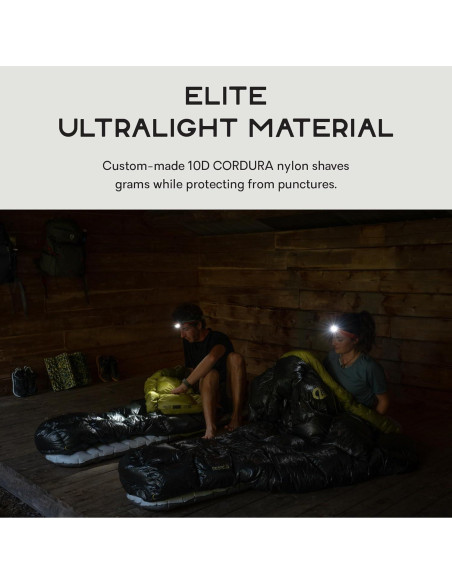 Colchoneta de dormir NEMO Tensor Elite Corto 160x51 cm