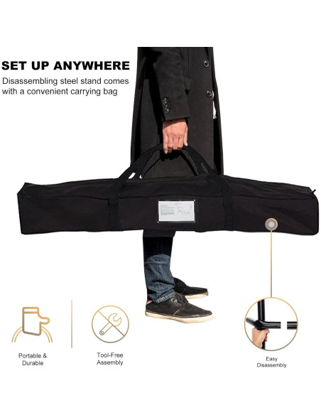 Hamaca Doble SZHLUX con Soporte de Acero 204kg Beige