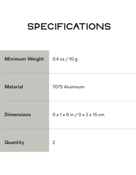 Estacas de Tienda NEMO Airpin - Juego de 2 - Aluminio 7075
