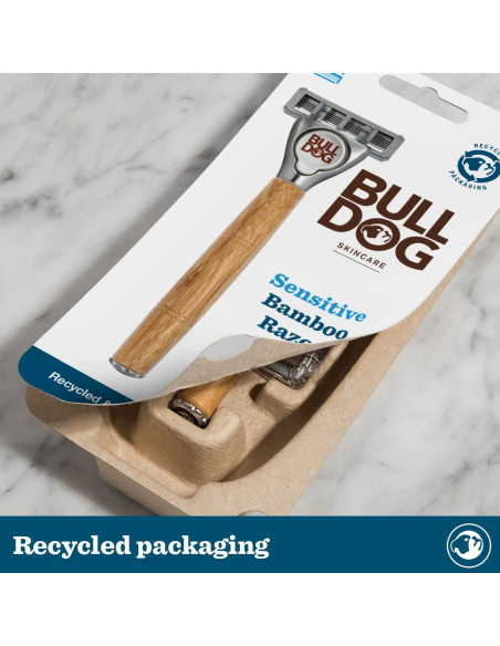 Afeitadora de Bambú Bulldog Cuidado de la Piel - 5 Cuchillas
