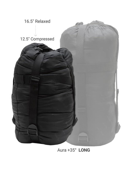 Saco de Dormir ALPS Mountaineering Aura +35 Azul Carbón