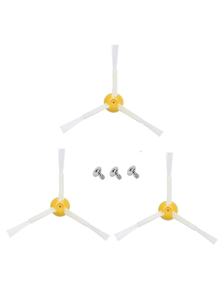 Cepillos Laterales de Reemplazo Vanclearidea para IRobot Roomba 600-900 - Paquete de 3