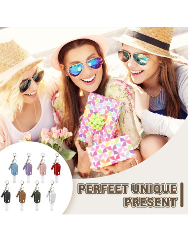 Set 4 Llaveros Rellenables Sanitizante de Manos 30 ml ASTIMESA