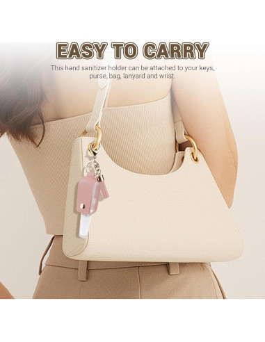 Set 4 Llaveros Rellenables Sanitizante de Manos 30 ml ASTIMESA