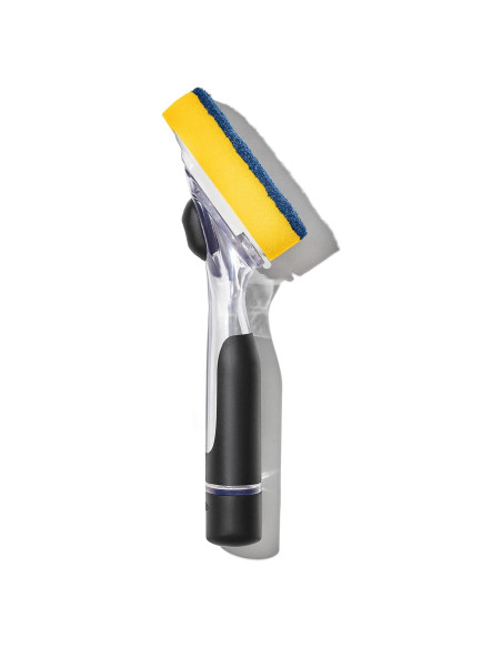 Dispensador de Jabón OXO Good Grips con Esponja Amarilla