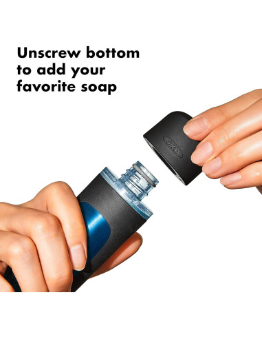 Dispensador de Jabón OXO Good Grips con Esponja Amarilla