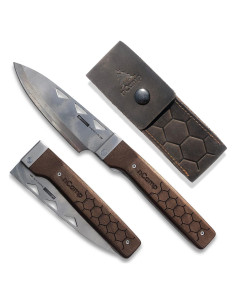 Cuchillo Plegable nCamp Elite Chef de Acero Damasco 26.7 cm