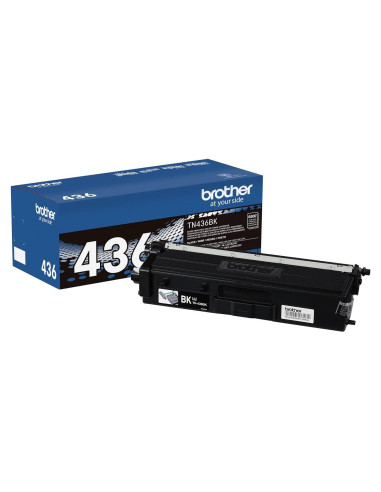 Tóner Brother TN436BK Alta Capacidad Negro 6500 Páginas