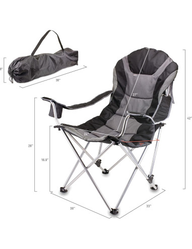 Silla de Camping Reclining NFL San Francisco 49ers - Plegable