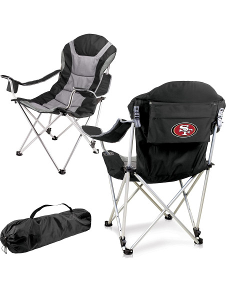 Silla de Camping Reclining NFL San Francisco 49ers - Plegable