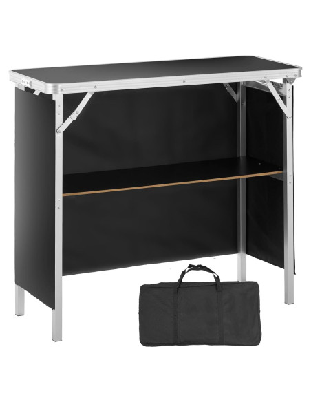 Mesa de Bar Plegable VEVOR 975x385x870mm con Funda