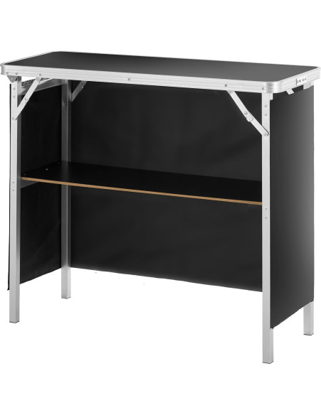 Mesa de Bar Plegable VEVOR 975x385x870mm con Funda