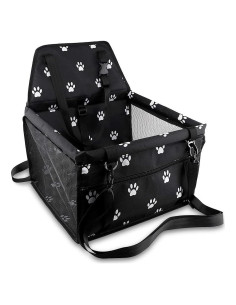 Asiento Elevador para Perros Petbobi, 40x34x25cm, Huella Negra