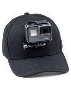 Gorra de béisbol DigiCharge con soporte para cámara GoPro