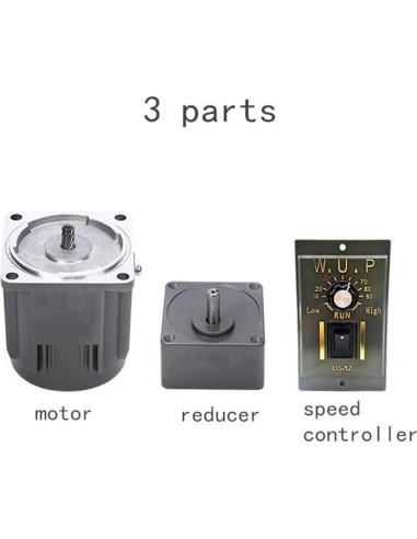 Motor de Engranaje AC 110V 90W Monofásico 0-13.5RPM 24Nm
