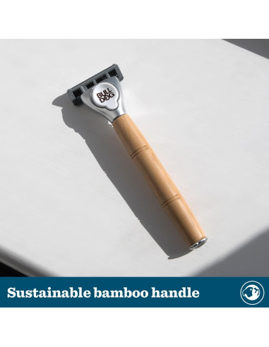 Afeitadora de Bambú Bulldog Cuidado de la Piel - 5 Cuchillas