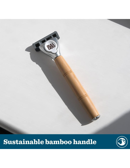 Afeitadora de Bambú Bulldog Cuidado de la Piel - 5 Cuchillas