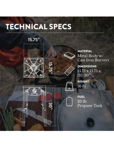 Estufa de Campamento GasOne B-3000H-15 Propano Alta Presión 2