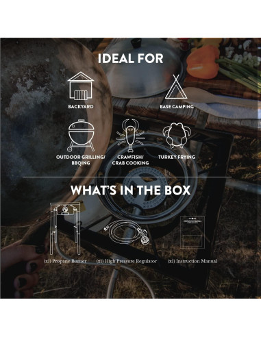 Estufa de Campamento GasOne B-3000H-15 Propano Alta Presión