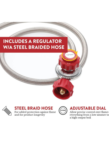 Estufa de Campamento GasOne B-3000H-15 Propano Alta Presión