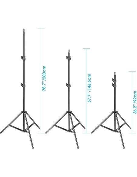 Soporte de Luz Neewer ST-300 Ajustable 3m con Amortiguación