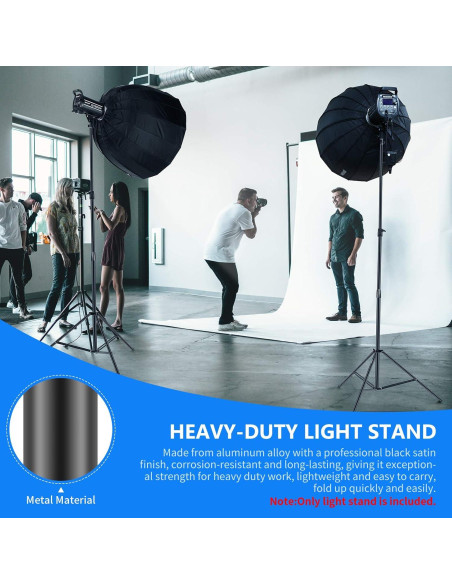 Soporte de Luz Neewer ST-300 Ajustable 3m con Amortiguación