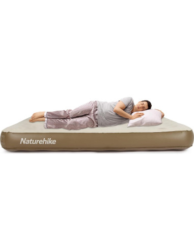 Colchón Inflable Queen Naturehike CJ-C25 con Bomba Integrada
