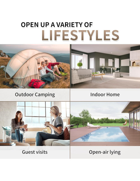 Colchón Inflable Queen Naturehike CJ-C25 con Bomba Integrada