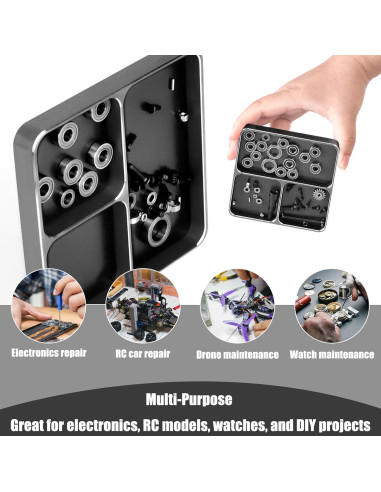 Bandeja Organizadora Magnética de Tornillos Fraizoe RC 9.9cm
