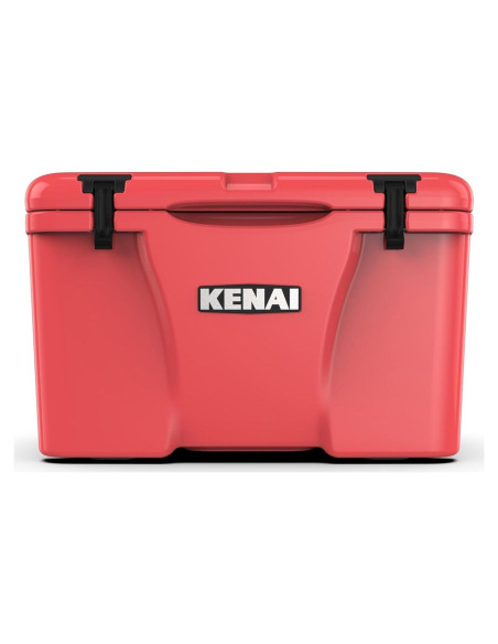 Cooler KENAI 25 QT Aislado Coral - Duradero y Hecho en USA