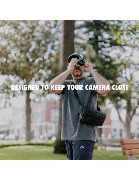 Bolsa Cruzada Compacta Evergreen Legacy Cuero Genuino Tan