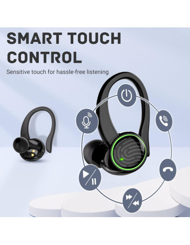 Auriculares Bluetooth 5.3 C16 Shenzhen con Micrófono IP7 40H