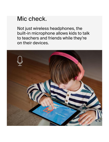 Audífonos Inalámbricos para Niños Belkin SoundForm Mini Rosa