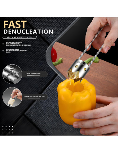 Juego de Sacadores de Frutas y Verduras Miocololy - 2 Piezas