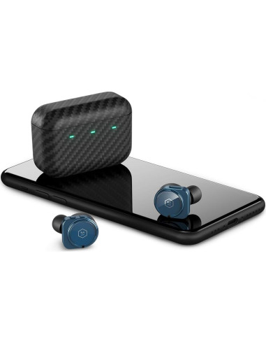 Auriculares Inalámbricos Master & Dynamic MW09 Azul con ANC