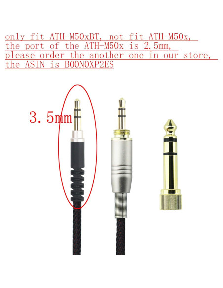 Cable de audio de reemplazo NewFantasia 1.2m para Audio-Technica