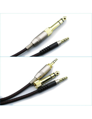 Cable de audio de reemplazo NewFantasia 1.2m para Audio-Technica