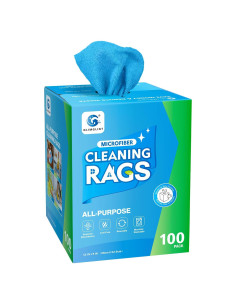 Paño de limpieza de microfibra GLIMGLINT, 100 unidades, 28x23 cm