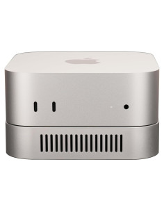 Soporte de Escritorio Psitek para Mac mini M4/M4 Pro Plateado