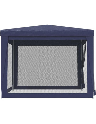 Carpa de Fiesta 3x3m EVERSTRO con 4 Paredes Laterales Malla Azul