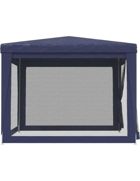 Carpa de Fiesta 3x3m EVERSTRO con 4 Paredes Laterales Malla Azul