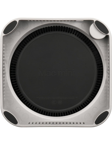 Soporte de Escritorio Psitek para Mac mini M4/M4 Pro Plateado