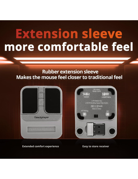 Mini Mouse Cuadrado TIMEXPLAYER Inalámbrico Bluetooth 3 en 1