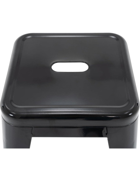 Taburetes de Metal Industrial Brage Living 45.72cm Set de 2