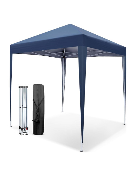 Carpa Pop Up VINGLI 1.98x1.98m Azul Resistente al Agua