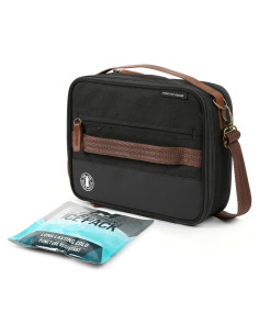 Bolsa de Almuerzo Expandible Arctic Zone Negra 7.65 kg Aislada