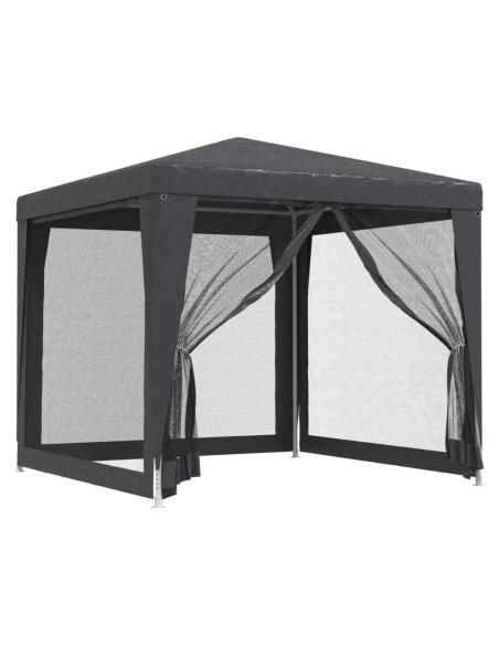 Carpa de Fiesta vidaXL 2.5x2.5m con 4 Paredes Laterales Malla