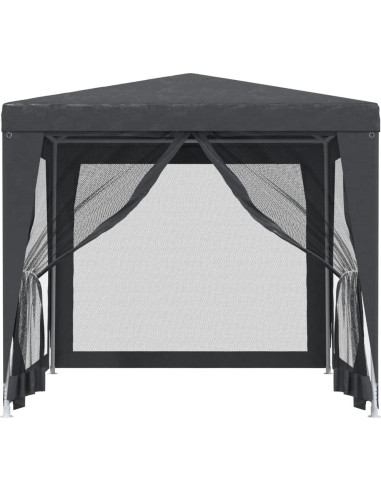 Carpa de Fiesta vidaXL 2.5x2.5m con 4 Paredes Laterales Malla