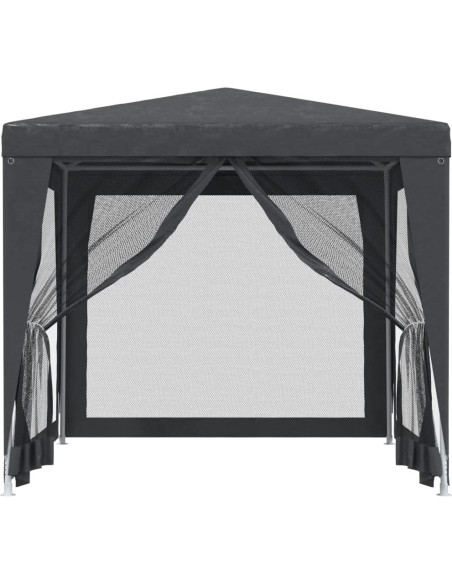 Carpa de Fiesta vidaXL 2.5x2.5m con 4 Paredes Laterales Malla