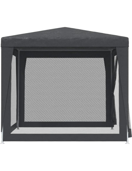 Carpa de Fiesta vidaXL 2.5x2.5m con 4 Paredes Laterales Malla